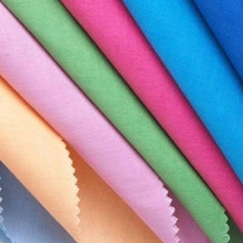 Poplin Fabric - Cotton, Light Weight, Breathable, Washable | Plain Texture, Multiple Colors, Industrial Garment Use