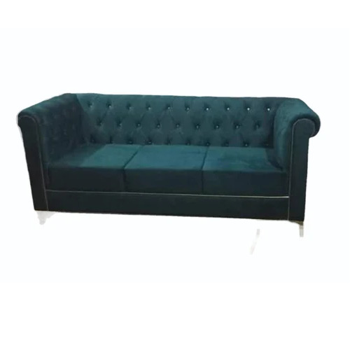 Teal Blue Three Seater Sofa