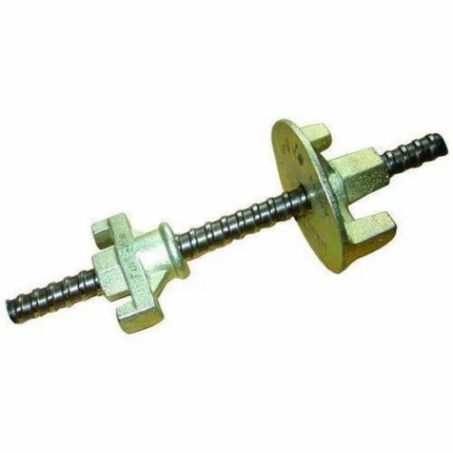 Tie Rod Fasteners - Steel Standard Size Silver Powder Coated | Durable Corrosion Resistant Solid Hardness