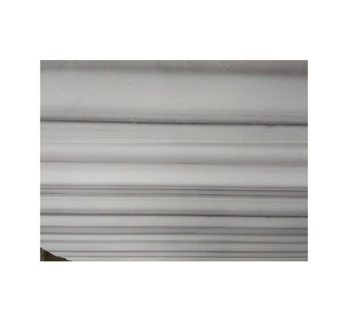 White Makrana Dungri Marble Slab - Imported Marble, 12mm Thick, White Polished | Flooring, Countertops, Wall Cladding