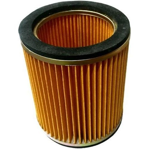 Yellow Two Wheeler Air Filter - Cellulose Material, Yellow, Cylindrical | Durable, Fine Finished, Very Good Shape, 1 Year Warranty