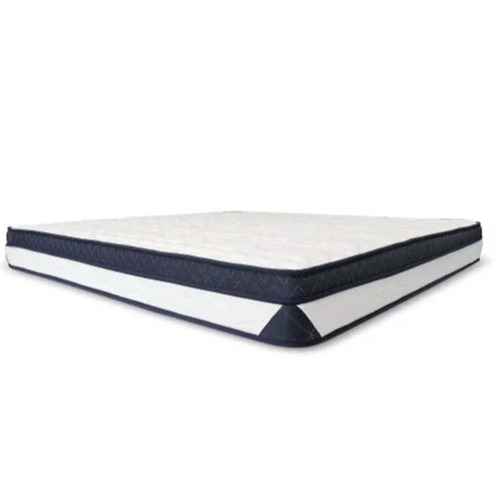 4 Inch Memory Foam Mattress - Simple Foam Double Size, White & Black | Soft, Easily Assembled, Eco Friendly