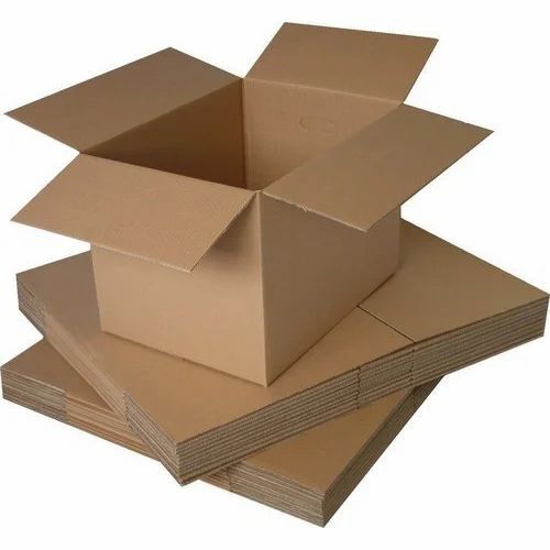 5 Ply Corrugated Packaging Box - Kraft Paper, Customized Size, Brown, Moisture Proof, Eco Friendly, Fine Finish