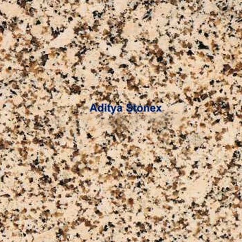 Crystal Yellow Granite - Polished Big Slab, 15-20 Mm Thickness, Yellow Flooring Countertops