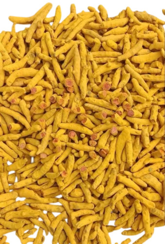 Erode Turmeric Finger - Double Polished, 4 Inch Length, Bright Yellow | Curcumin 4%, Strong Earthy Flavor, Grade A
