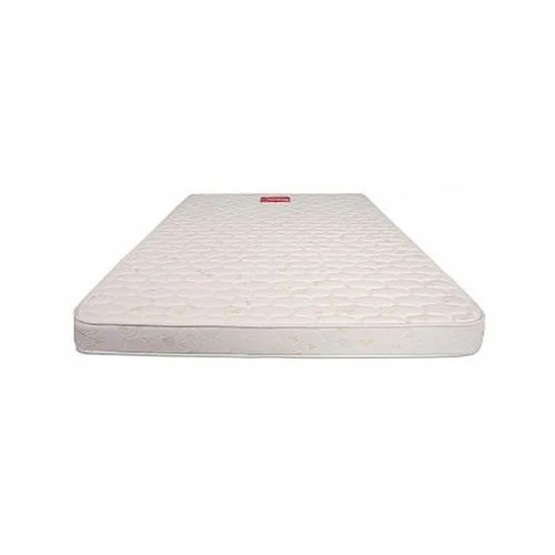 Kurl-On Spring Bed Mattress - Simple Foam Single 72x30 Inch White Cotton | Soft Eco Friendly Easily Assembled