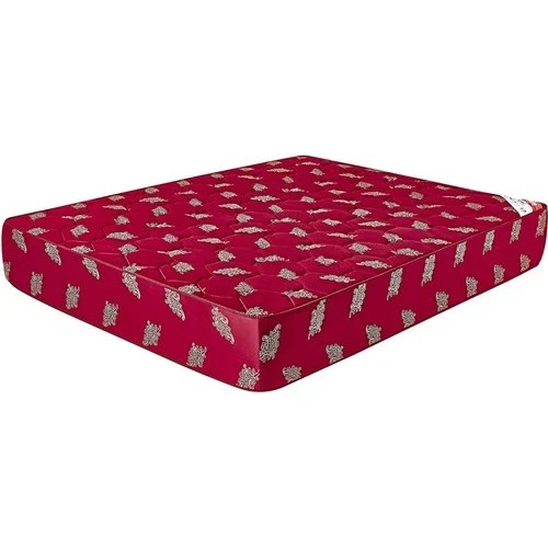 Kurl-On Super Deluxe Bed Mattress - Simple Foam, Single 72x30 Inch, Red | Soft, Cotton Fabric, Easily Assembled, Eco Friendly