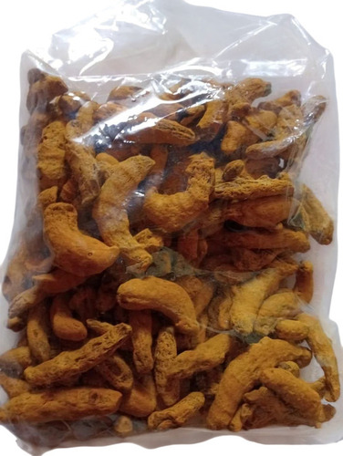 Lakadong Turmeric Finger - Curcuma Longa, Yellow, 5% Curcumin | Double Polished, Moisture Max 8%, Earthy Aromatic Taste