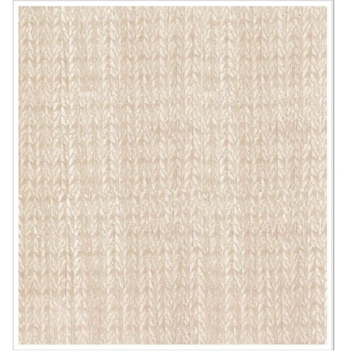 Light Beige Printed Polyester Curtain