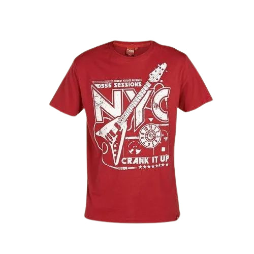 Men Round Neck T Shirt