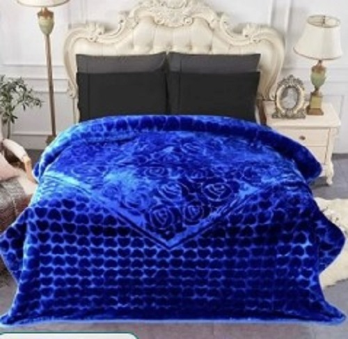 Printed Blue Mink Blanket