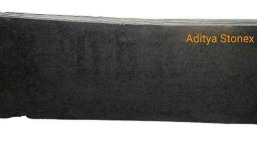 Rajasthan Black Granite - Big Slab 15-20 Mm Thickness Polished Black | Flooring and Countertops