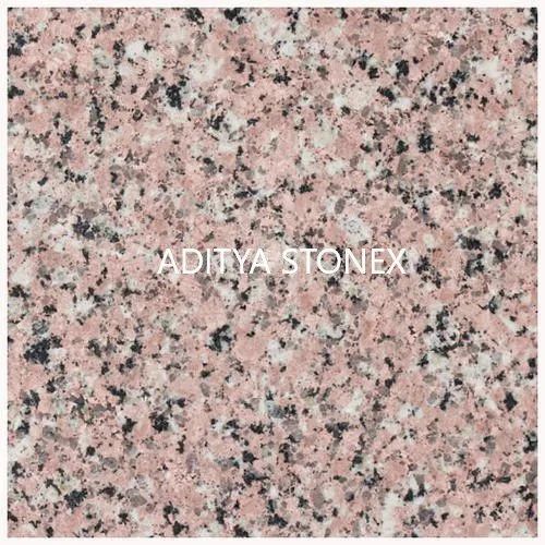 Rosy Pink Granite - 15-20 Mm Thick Polished Big Slab, Flooring and Kitchen Top Stone