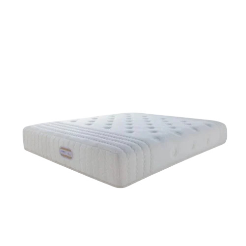 Springfit Club Class Grande Bed Mattress - Pocket Spring Double White, Soft Polyester | Easily Assembled, Eco Friendly, 2 Year Warranty