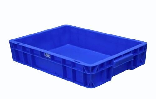 Unbreakable Blue Plastic Crates 