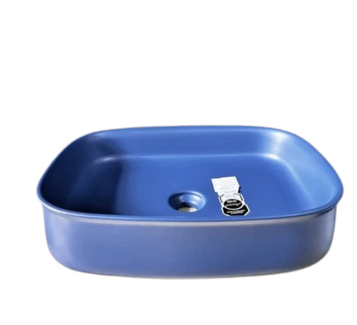 Blue Ceramic Wash Basin
