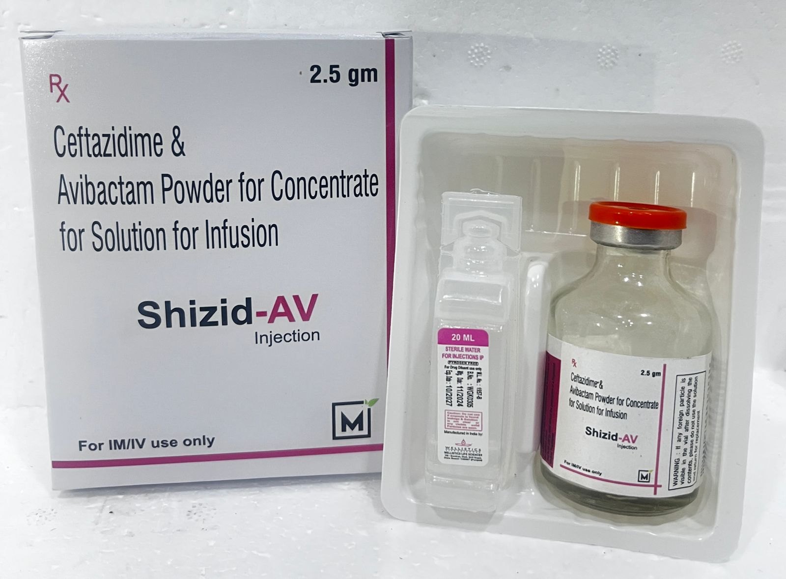 Ceftazidime & Avibactum Powder For Concentrate For Solution For Infusion