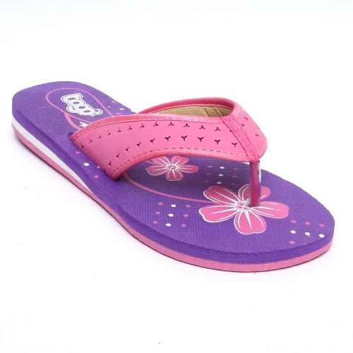 Eva Pink Slipper - EVA Material, Pink & Violet, Slip-On | Comfortable, Durable, Outdoor Ballerinas for Women