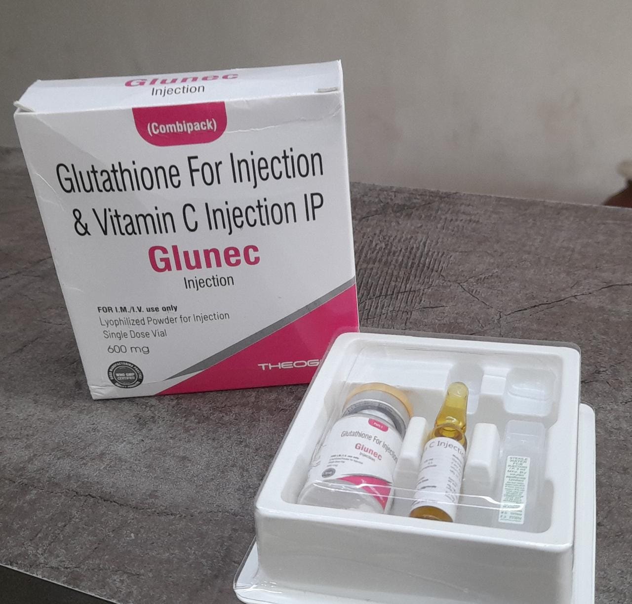 Glutathione For Injection & Vitamic C Injection