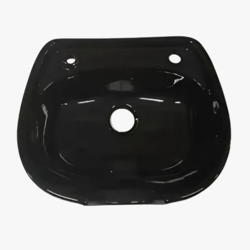 Hair Wash Basin - Various Sizes Black, Wall Mounted | Anti Crack, Polished Surface, Easy Installation