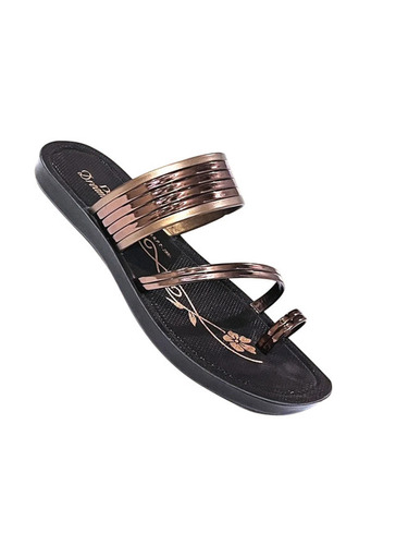 Payal 4 Ladies Brown Pu Slippers - Feature: Comfortable