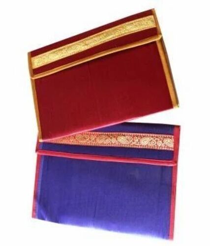 Satin Border Jute File Folder