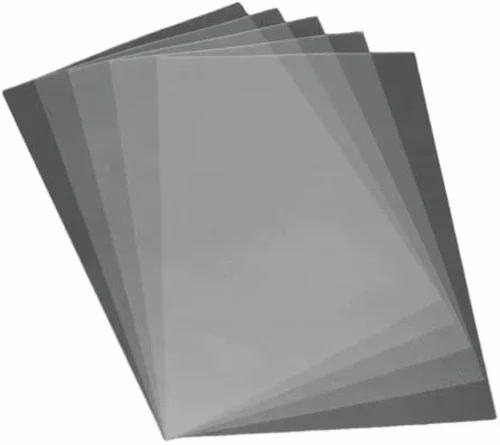 Transparent Ohp Sheets 100 Micron, Clear Color, 500 Sheets Pack | Single Use, With Punching Margin, Plain Surface