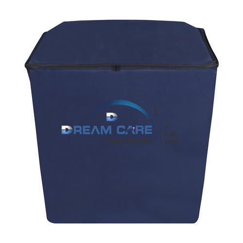 Washing Machine Cover - PVC, Blue, Manual | Durable, Waterproof, Dustproof, Handwash Care