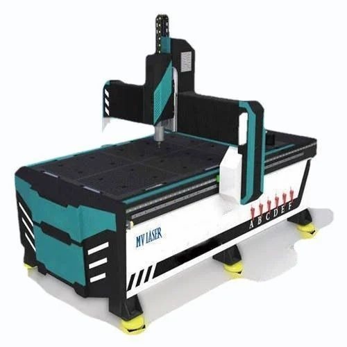 Cnc Wood Router Machine - MDF Plywood Acrylic 1300x2500mm Green, 6kW Spindle 6000-18000 RPM