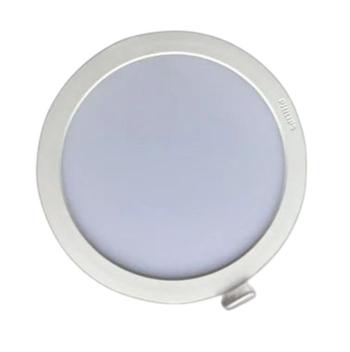 Electric LED Panel Light - Plastic, D-180mm x Cut-165mm x H-35mm, White | 12W, 6000K, Ceiling Base, Industrial Use