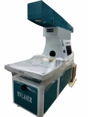 Galvo Head Laser Engraving Machine - Mild Steel, 800x800 mm, Green, 100W CO2, Automatic, Water Cooling