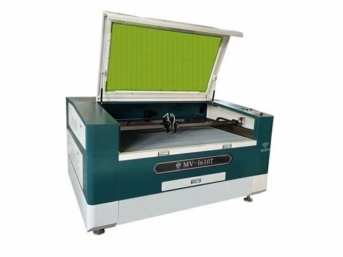 Helmet Visor Co2 Laser Cutting Machine - Acrylic 62"x39", Green, 100-120W, Automatic, 3.5KW Capacity