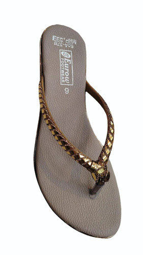 Ladies Flat Sandals - Synthetic Leather, PVC Outsole, Slip On, Multiple Colors | Women's Summer Size 3-9