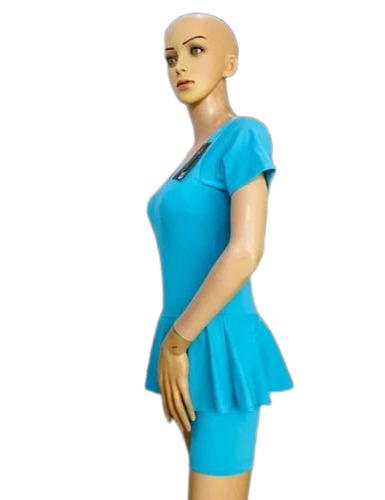 Ladies Frock Blue Swimwear