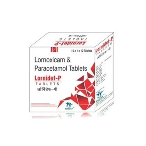 Lornoxicam And Paracetamol Tablet