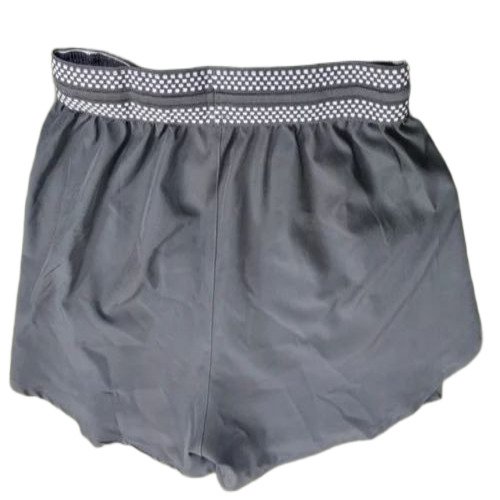 Men Grey Sports Shorts - Polyester, All Sizes, Plain | Fancy, Comfortable, Machine Made