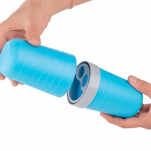 Plastic Toothbrush Holder - Plastic, Various Sizes, Sky Blue | Glossy Finish, Low Maintenance