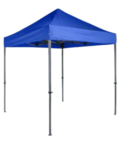 Polyester Foldable Gazebo Tent - 6x6 Feet, Blue, Waterproof | Customized Design, Machine Washable