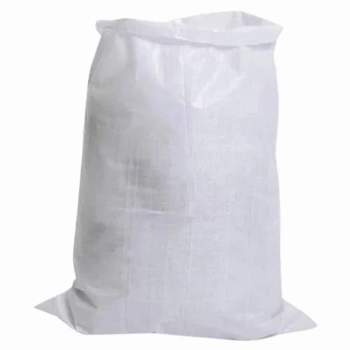 White Gunny Bags - Laminated 50 Kg, White | Biodegradable, Moisture Proof, Shock Resistant