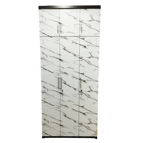 4 Door White Wooden Wardrobe