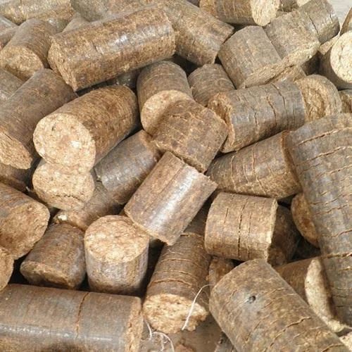 Agro Biofuel Briquettes - Sawdust, 50 kg, Brown | Industrial Fuel, Hard Texture, Dry Solid