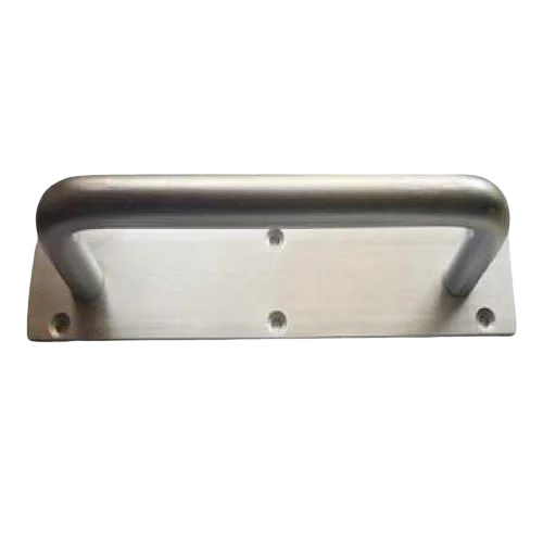 Aluminum Door Handle - Standard Size, Silver, Polished Finish | Durable, Anti Corrosion, Screw-In Installation