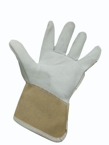 Canadian Leather Hand Gloves - White Standard Size Packet | Stylish Comfortable Skin Friendly