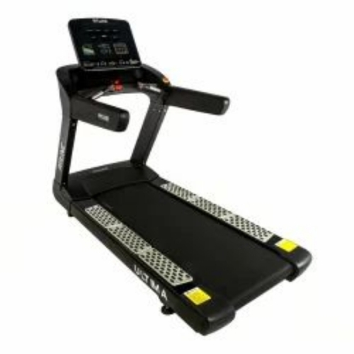 Fitline Treadmill - Metal Frame, Black, Digital Display | Non-Slip Handles, Smooth Operation