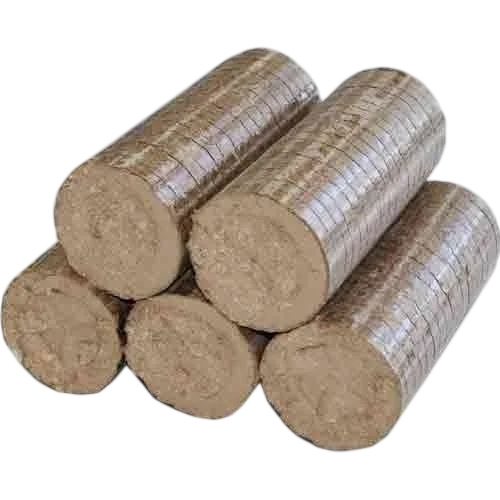 Huft Biomass Briquette - Sawdust Material, 50 kg, Solid Hard Briquettes, Dry Form
