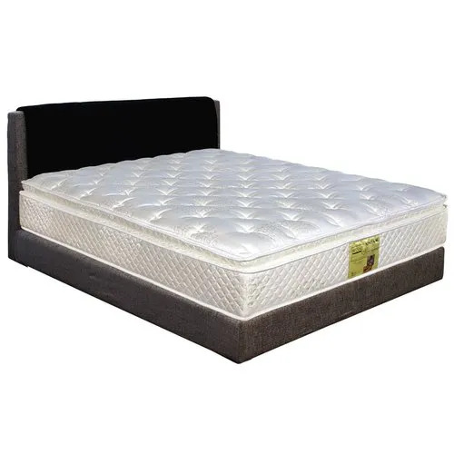 King Koil White Bed Mattress - Simple Foam, 72x78 Inch, White | Soft, Eco Friendly, Easily Assembled, 8 Inch Thick, 8 Years Warranty