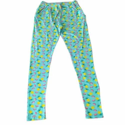 Ladies Printed Cotton Jeggings