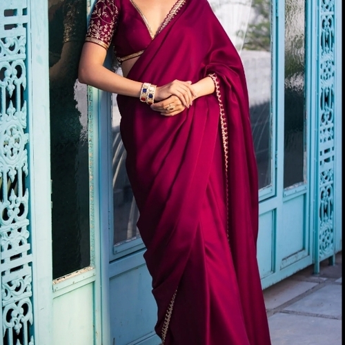 Satin Sareess