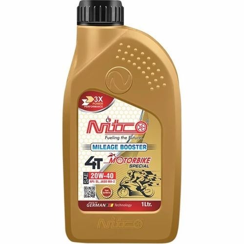 Semi Synthetic Engine Oil - 20W-40, 1 L Bottle | Semi Synthetic, For Motorcycle & Scooter