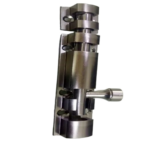 Stainless Steel Tower Bolt - 6 Inch, Silver, 10mm Thick | Polished, Durable, Anti Corrosion, Screw-In Installation